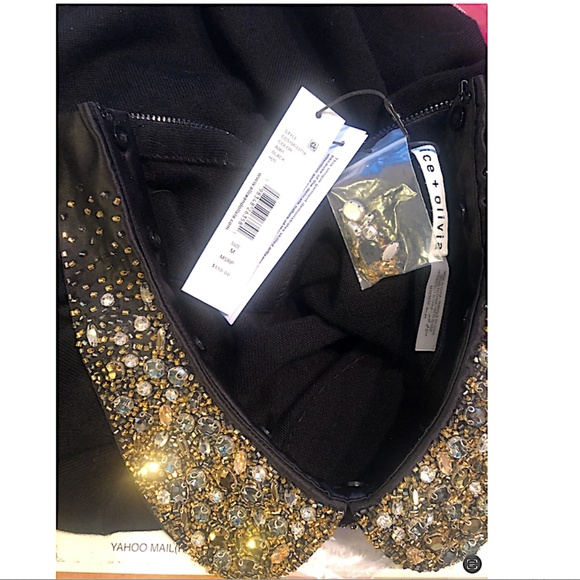 Alice + Olivia Porla Embellished Stretch-Wool Top - Picture 10 of 12